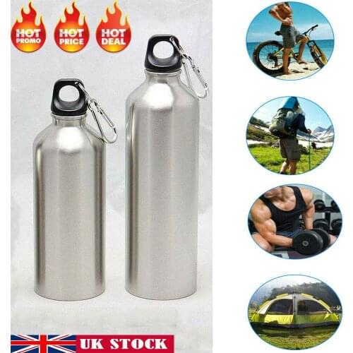 2021 New 500ML/750ML Stainless Steel Sport Water Bottle with Portable Ring BPA Free Vacuum Outdoor Cycling Insulated Bottle