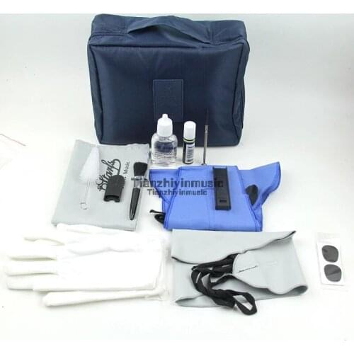 TIANZHIYIN Saxophone Cleaning and Maintenance Kit - Brush, Cloth, Grease, reeds Piston oil & more