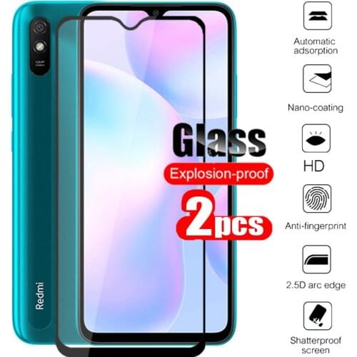 For xiaomi redmi 9a protective glass for xiaomi redmi 9 a 9a a9 redmi9a screen protector tempered glass film xiomi xaomi xaiomi