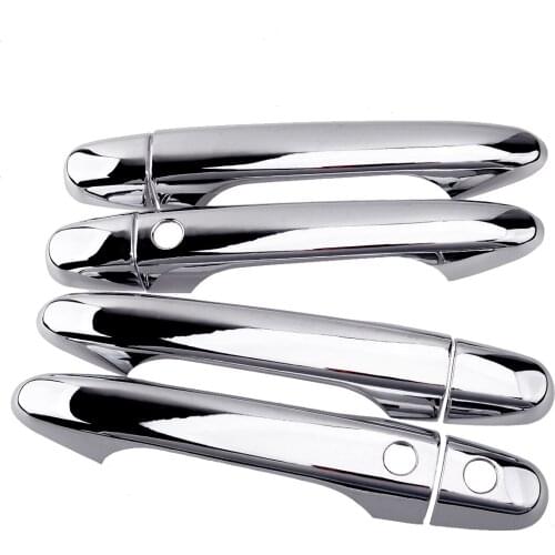 1 Set Car Side Door Handle Cover Trim With Smart Keyless Hole Fit For Honda CR-V Civic 2012 2013 2014 2015