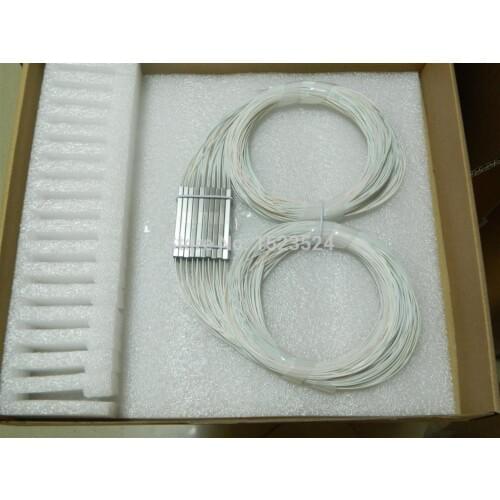 Free Shipping 10pcs/lot 1X8 PLC Splitter 900um Steel Tube 1*8 Mini Optical Fibra Splitter Without Connector 8 Ports PLC Splitter