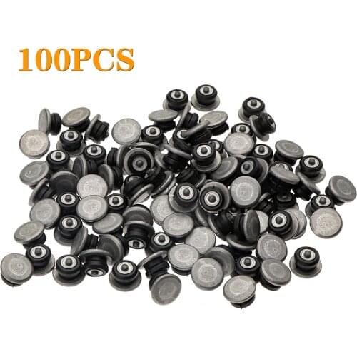 100PCS 8mm Winter Tires Spikes Car Anti-Slip Tire Spikes Auto Wheel Tire Studs Snow Chains Ice Studs for Auto Car SUV ATV Truck