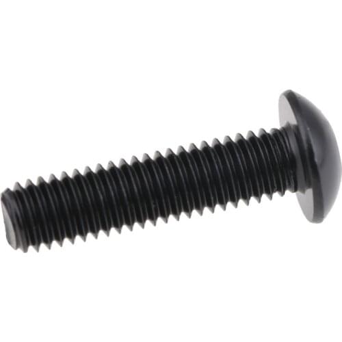 304 Black Stainless Steel Round Head Hexagon Screw Pan Head Hexagon Screw/Bolt M3 M4 M5 50PCS