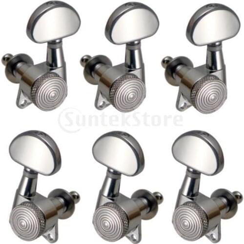 3R3L Locked String Tuning Pegs keys Tuners Machine Heads Guitar Accessories for for Steel String/Electric Guitars