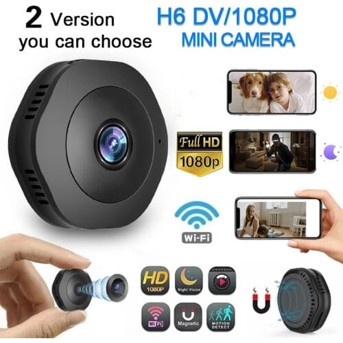 1080P WiFi/DV Mini Camera APP Remote Monitor Home Security 1080P IP Camcorders IR Night Motion Detection Magnetic Wireless Cam