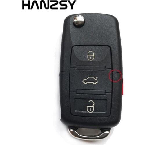 4 Buttons Remote Key Case Fob For VW Volkswagen Golf MK4 Bora Replacement Car Flip Folding Key shell blank Cover