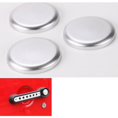 For Jeep Wrangler 2 Doors Car Door Handle Bar Button Trim Cover Decoration Exterior Auto Styling Accessories 2007-2016 Garnish