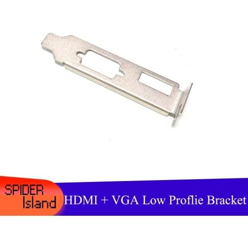 For half-height graphics card Low proflie 8cm baffle VGA + HDMI interface Suitable for HTPC case installation