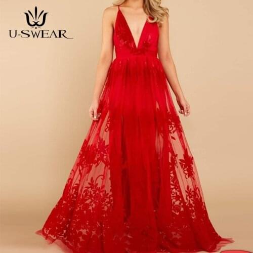 Elegent Long Sexy Sleeveless Evening Dresses Deep V-Neck Floral Print Evening Gowns Formal Dress Elegant Backless Abendkleider