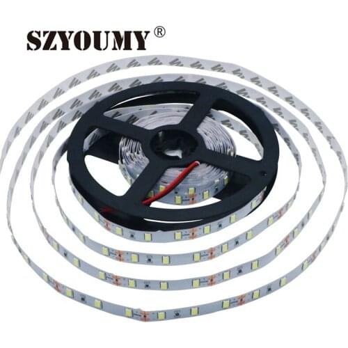 SZYOUMY 5630 LED Strip DC12V Flexible LED Light 60LED/m 300m/lot High Quality 5630 LED Strip Non-waterproof Indoor Decoration