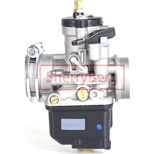 SherryBerg Carb Carburettor Carburador Replace for Dellorto Carburetor PHBL 22 AS PHBL22AS 2.T L.Fl.Kl. FOR VESPA, Montesa, ETC