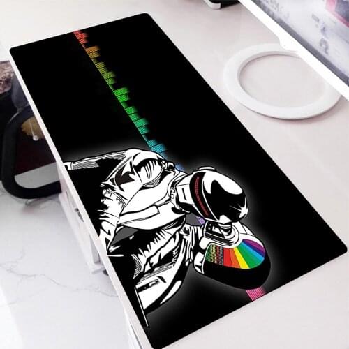 Mousepad Xxl Daft Punk PC Gamer Cabinet Table Mat Mouse Carpet Gaming Keyboard Pad Kawaii Accessories Deskmat Carpets Mausepad