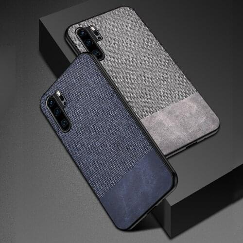 Leather Cloth art Case for Huawei P40 P30 P20 Pro shockproof Cover For Huawei Mate 30 20 P40 P30 P20 Lite 2017 2019 Phone cases