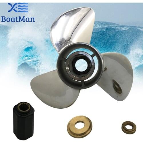 150-300HP Boat Propeller LH For Yamaha Outboard Motor 13 3/4x17 Stainless Steel 15 Tooth Spline Engine Part 6K1-45978-02-98