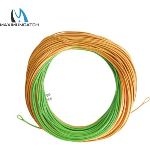 Maximumcatch 80-100FT Perception Trout Floating Fly line 2-8WT Weight Forward Fly Fishing Line