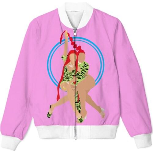 REAL American SIZE Don't Run From Me Frennn - Hot Girl Summer 3D Sublimation print Zipper Up Jacket plus size 4XL 5XL 6XL