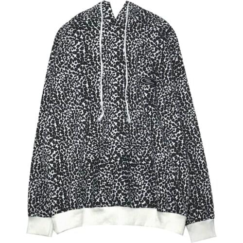 New Autumn Hoodie Women Streetwear Hoodie Fashion Leopard Print Hoodie Loose Hooded Pullover Vintage Man Hoodie Casual Hoodie