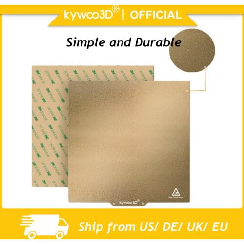 Kywoo3D Universal PEI Powder Coated Steel Sheet With Magnetic Frosted Surface for 3D Printer Hot Bed Durable Non-Deformable New