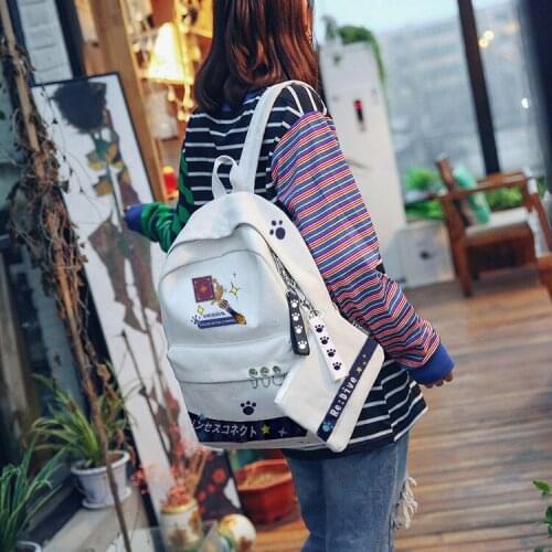 Princess Connect! Re:Dive Natsume Kokoro Backpack School Bag Laptop Bag Shoulders Bag Student Creativity knapsack High Capacity