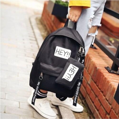 Unisex Black Season Trend Sports Backpack Bag
