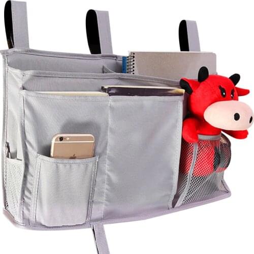 Student Dormitory Bed Bag Oxford Cloth Hanging Bag Bedroom Hanging Bag By The Bed Of A Baby Diaper Bag Storage Box