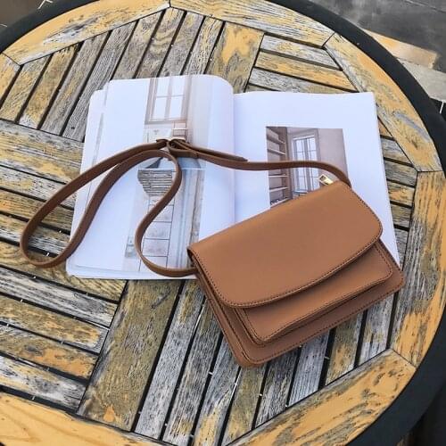 Vento Marea Satchels Crossbody Bag For Women 2020 New Shoulder Messenger Bag In soft Leather Pu Simple Design Style Black Purse