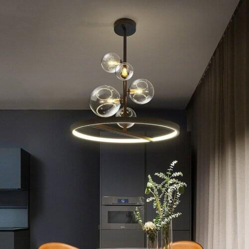 For Home Indoor Chandeliers Lamp Dining Living Room Bedroom Decoration Pendant Light Kitchen Led Modern Hanging Lighting Fixture