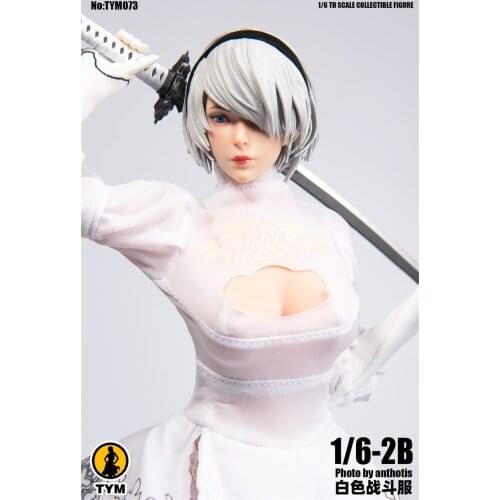 TYM TYM073 1/6th Scale NieR White dress For 1/6th Action Figure