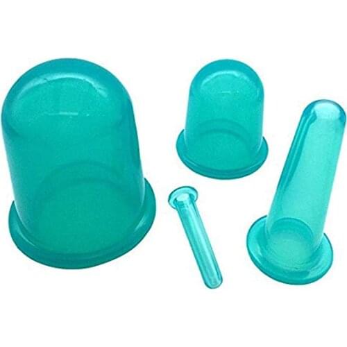 High quality suction silicone facial vacuum massage face cupping cup