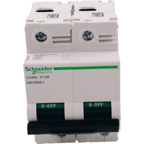 Power Distribution Protection Micro High-break Circuit Breaker Original Export C Type C120H 2P 80A 100A 125A 400V 50/60hz Mini