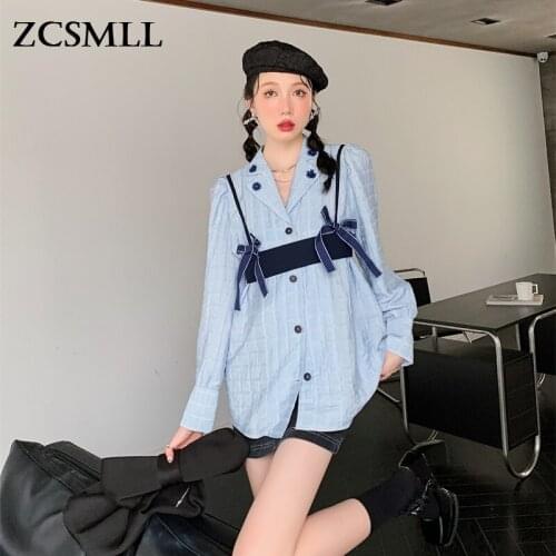 ZCSMLL Women's Blue Shirts