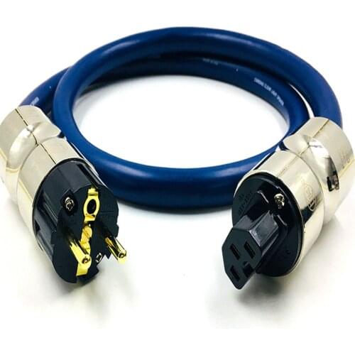 CARDAS Golden Reference HiFi audio power cable with Gold Plated US/EU Schuko Version Power