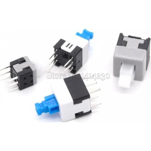 40PCS Push Button Switch Self Lock 7x7mm 8x8mm 8.5x8.5mm 5.8x5.8mm Micro Switch