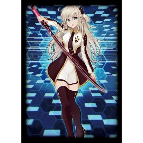 50 PCS/Pack Yu-Gi-Oh! Anime Girl Yugioh Card Sleeve Rin Celina Ruri FGO Sky Striker Ace Yuzu ARCV Borad Game Card Protector Case