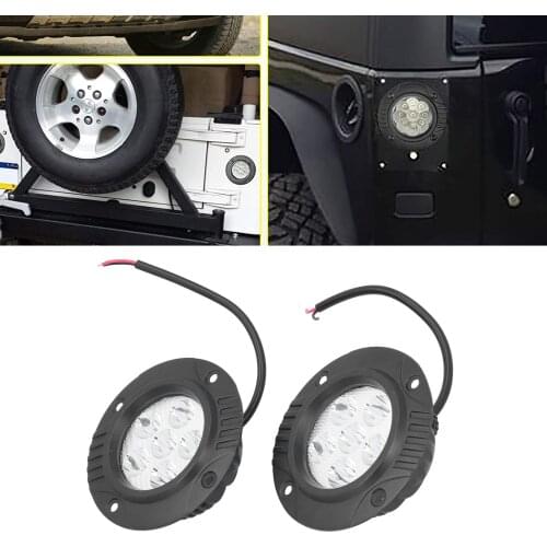 5in Round Front Bumper Light Embedded LED Lamp 6000K 6000LM High Brightness IP67 Waterproof