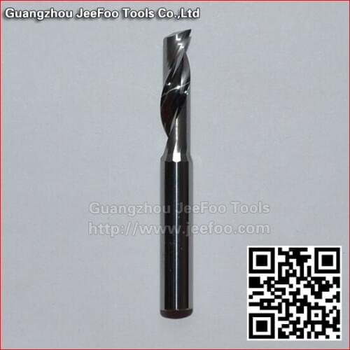6*22mm Single Flute Aluminum Cutting Tools, End Mill Bits, Spiral Cutters, Engraving Tools, Drill Bits, CNC Router Tools