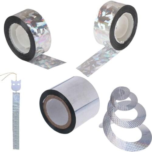 Anti Bird Tape Bird 70/80/45m Scare Tape Audible Repellent Fox Pigeons Repeller Ribbon Tapes for Pest Control