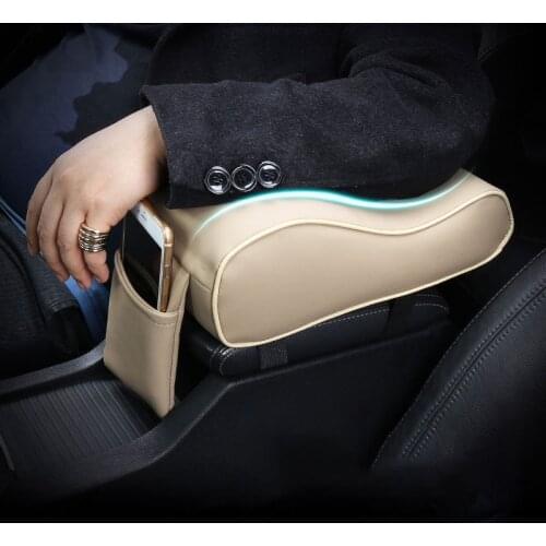 Car center console armrest seat cushion pad cover for Mini One Cooper R50 R52 R53 R55 R56 R60 R61 PACEMAN COUNTRYMAN CLUBMAN