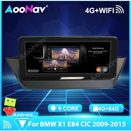 Car Multimedia Radio 2 din Android 11.0 For BMW X1 E84 CIC 2009 2010 2011 2012 2013 2014 2015 GPS Navigation Screen