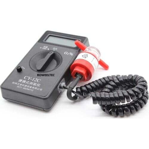 CY-12C Professional Handheld Portable O2 Oxygen Concentration Content Tester Meter Detector ATT
