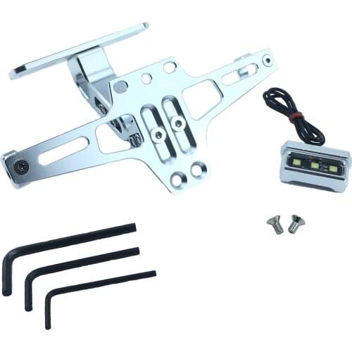 Motorcycle Rear License Plate Mount Holder and Turn Signal Light For Honda For Kawasaki Z750 Z800 For YAMAHA MT07 MT09 MT10 R1 3