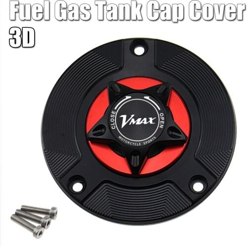 For YAMAHA V-MAX 1700 1200 2009-2016 Logo 8 Colors CNC Aluminum Keyless Motorcycle Accessories Fuel Gas Tank Cap Cover