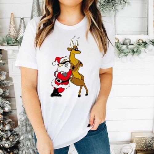 Women Female Tee Short Sleeve White Casual 90s Fashion Basic Trend Cartoon Summer Clothes Round Collar Tshirt Top T-shirt