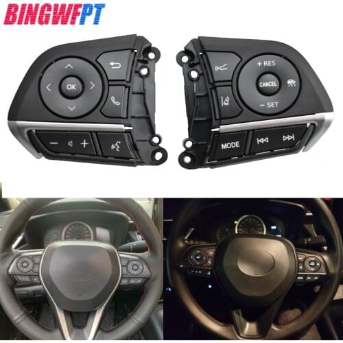 For Toyota Avalon Camry XV70 70 V70 2018 2019 Car Steering Wheel Cruise Control Buttons Switch