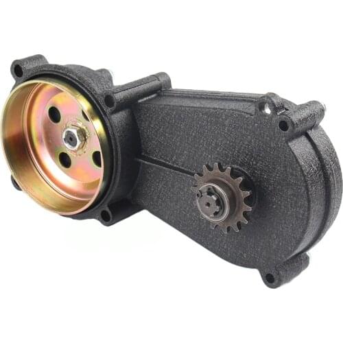 Double Chain Transmission Clutch Drum Gear Reduction Box For 47cc 49cc 2 Stroke Pocket Mini Dirt Pit Bike Scooter ATV