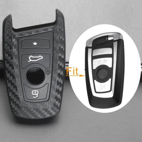 Kutery 4 Buttons Remote Car Key Case Silicone Protect Shell For BMW F10 F20 F30 Z4 X1 X3 X4 M1 M2 M3 E90 2 3 5 7 Series