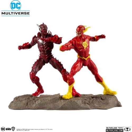 McFarlane Dc Justice League Red Death The Flash Suit PVC Action Anime Figure Toy