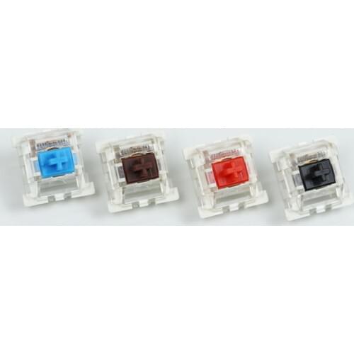 10/30/60/90/110/200pcs Dust-proof BSUN Switch BSUN Mechanical Keyboard Switches Ciy Black Blue Brown Red Shaft