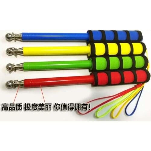 Guide flagpole meters 1.6 meters 2 meters stainless steel telescopic bold flagpole pointer teaching stick teaching pole baton