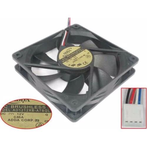 ADDA AD1212XB-A7BGL G DC 12V 0.65A 120x120x25mm Server Cooling Fan